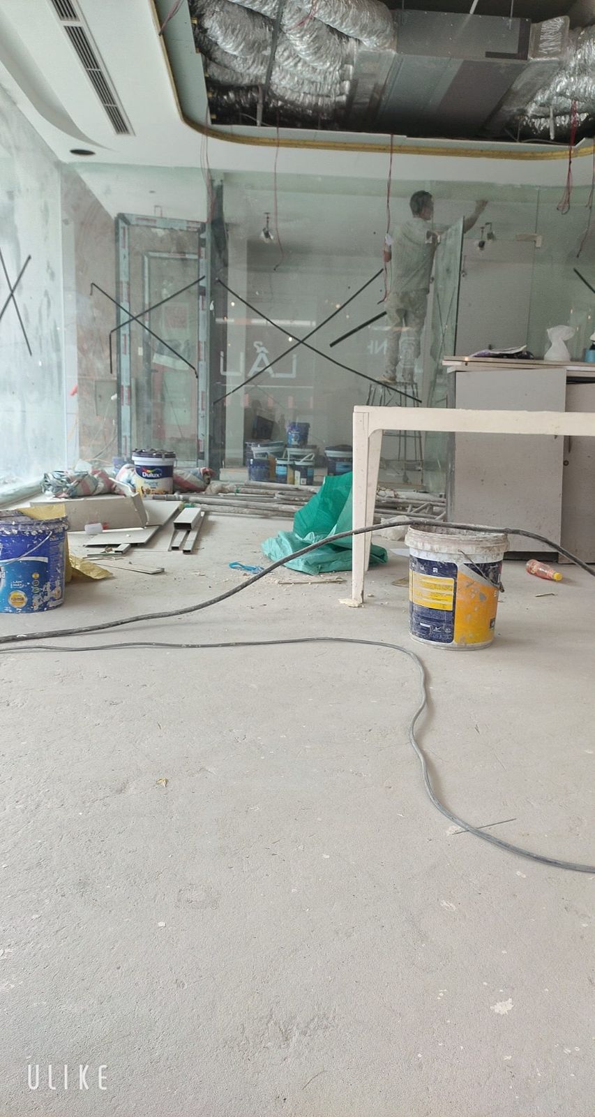Vệ sinh công trình sau xây dựng