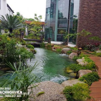 Thiết kế cảnh quan quanh vườn