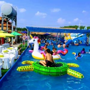 Lắp Đặt Bể Bơi Di Động Thành Công Viên Nước Kinh Doanh 