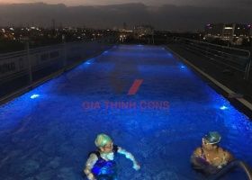 Thiết kế thi công hồ bơi trên sân thượng