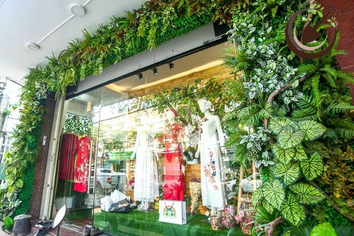 Thiết kế tường cây xanh