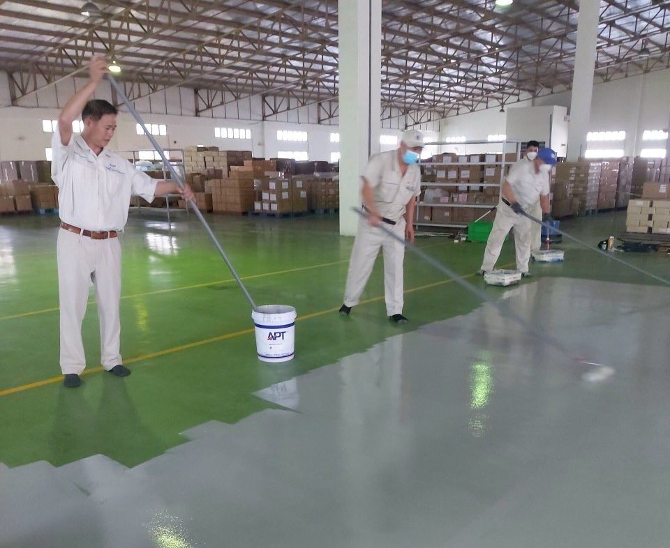 Chuyên sơn sàn Epoxy