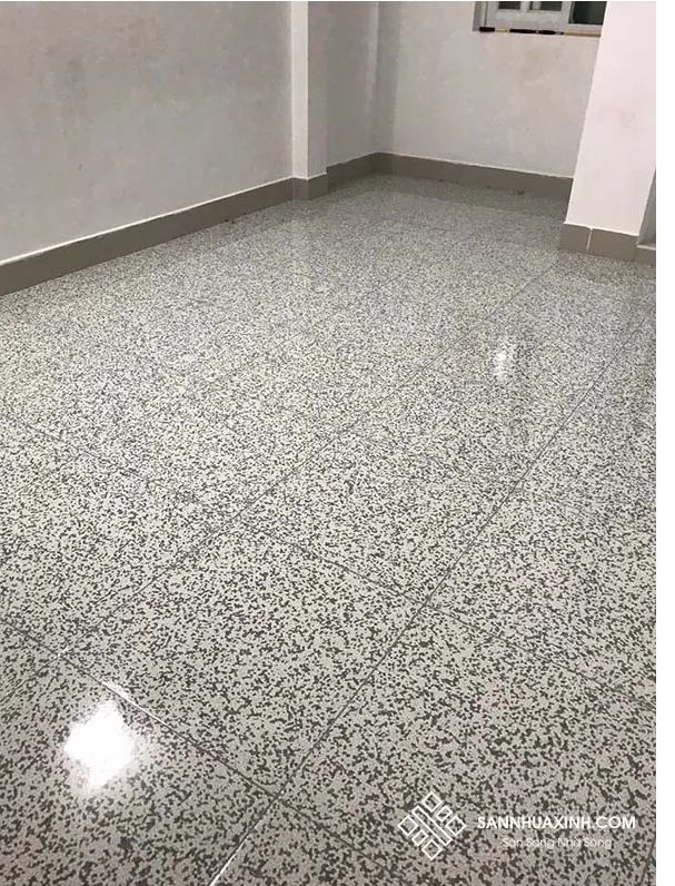Thi công sàn vinyl chống tĩnh điện phòng Sever Samsung