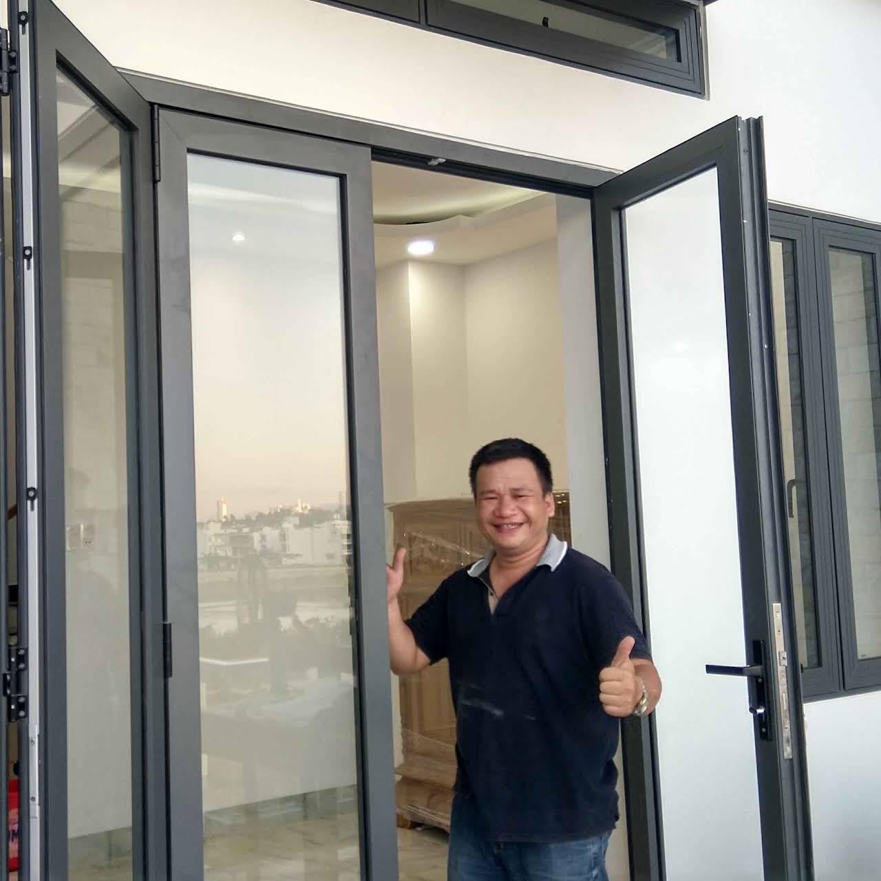 Thi công cửa nhôm 