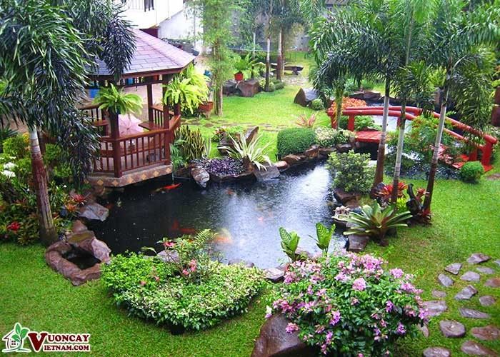 Thiết kế sân vườn phong cách Nhật Bản