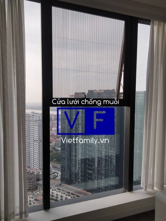 Cửa lưới dạng xếp ngang