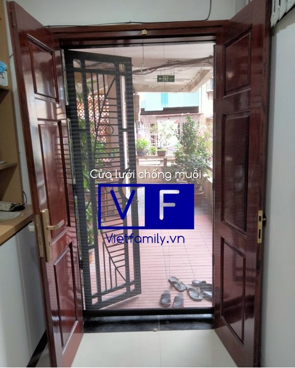 Cửa lưới dạng xếp