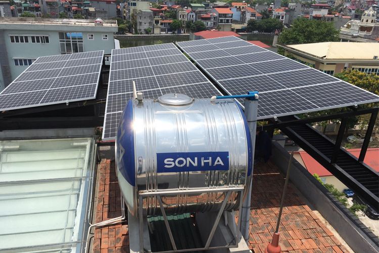 Thi công hệ thống điện áp mái