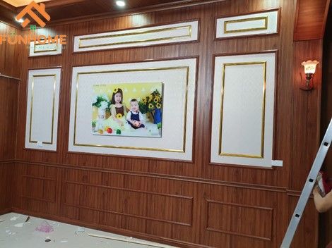Nhựa ốp tường giả gỗ