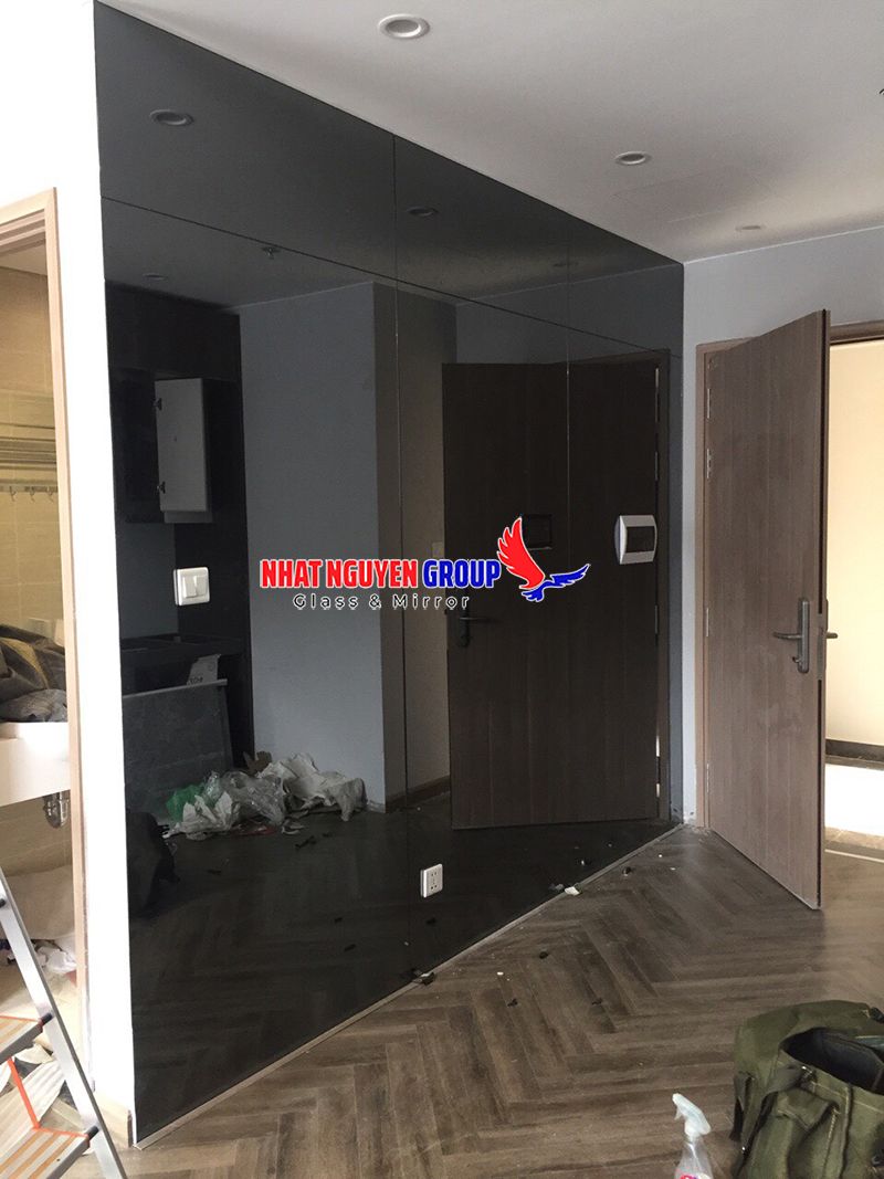 Gương soi màu xám khói