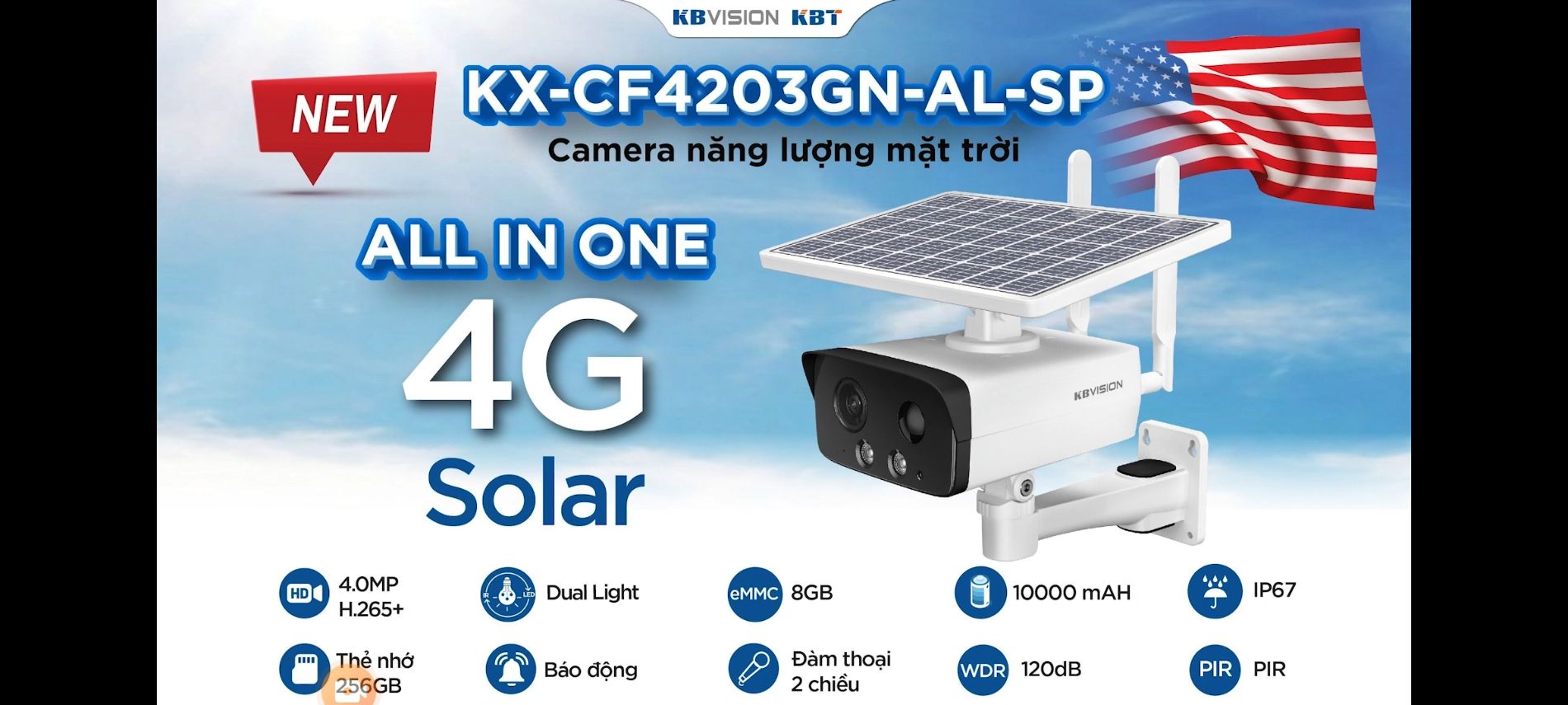 Lắp camera năng lượng mặt trời