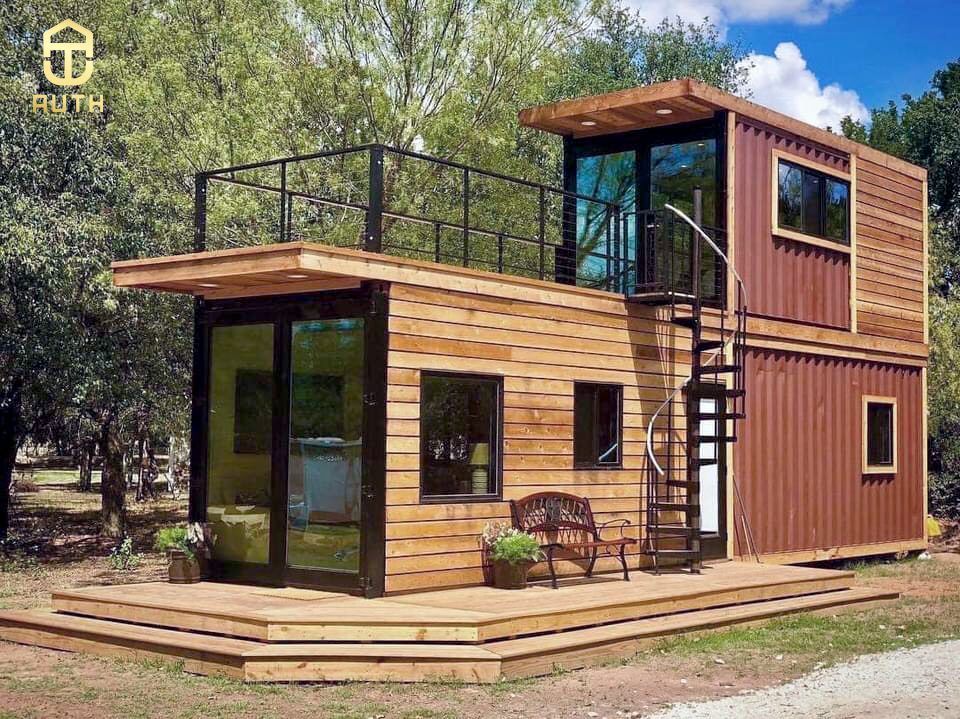 NHÀ CONTAINER 2 TẦNG HIỆN ĐẠI TẠI LÂM ĐỒNG