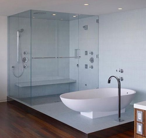 Vách kính tắm cường lực