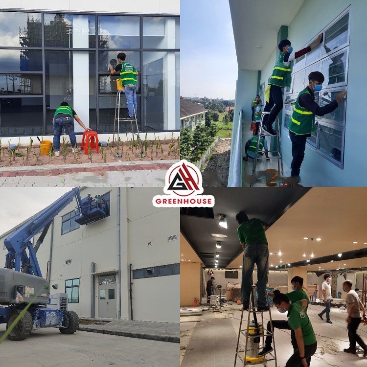 Vệ sinh công trình xây dựng