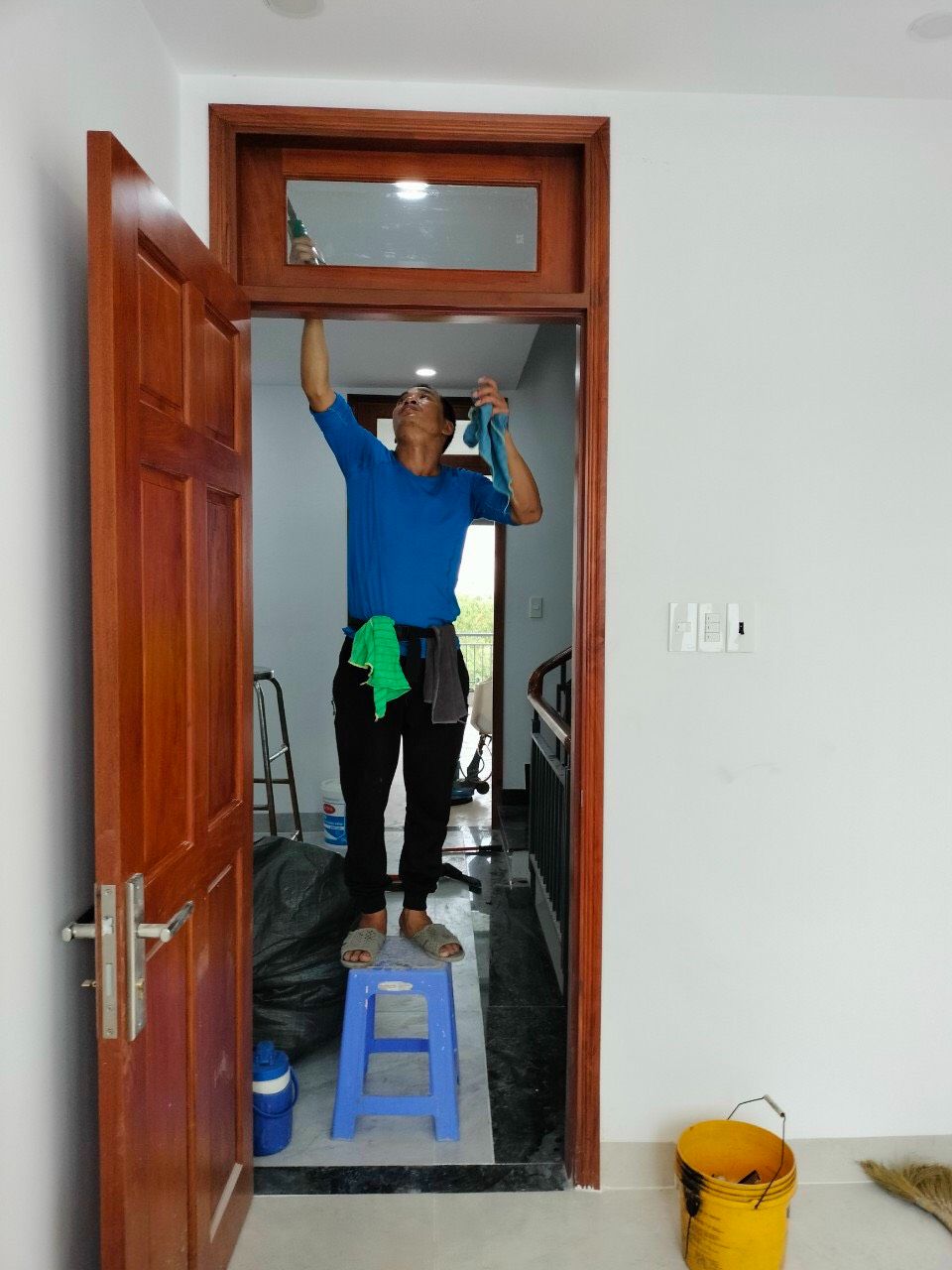 Vệ sinh nhà sau xây dựng