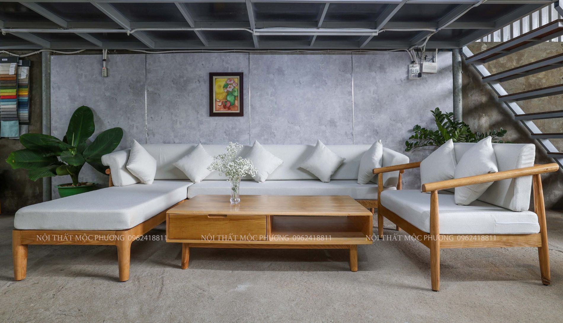 Sofa gỗ phòng khách