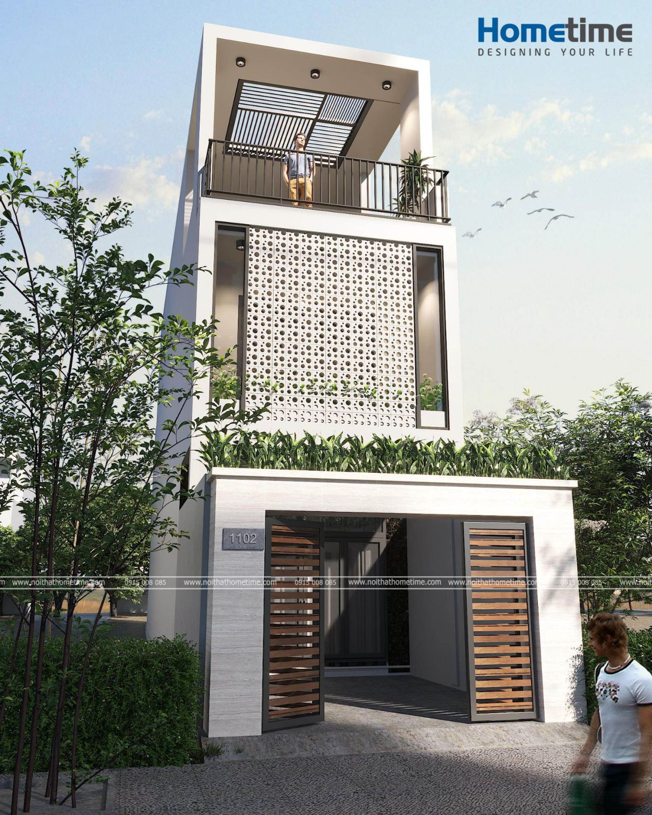 Thiết kế kiến trúc nhà phố