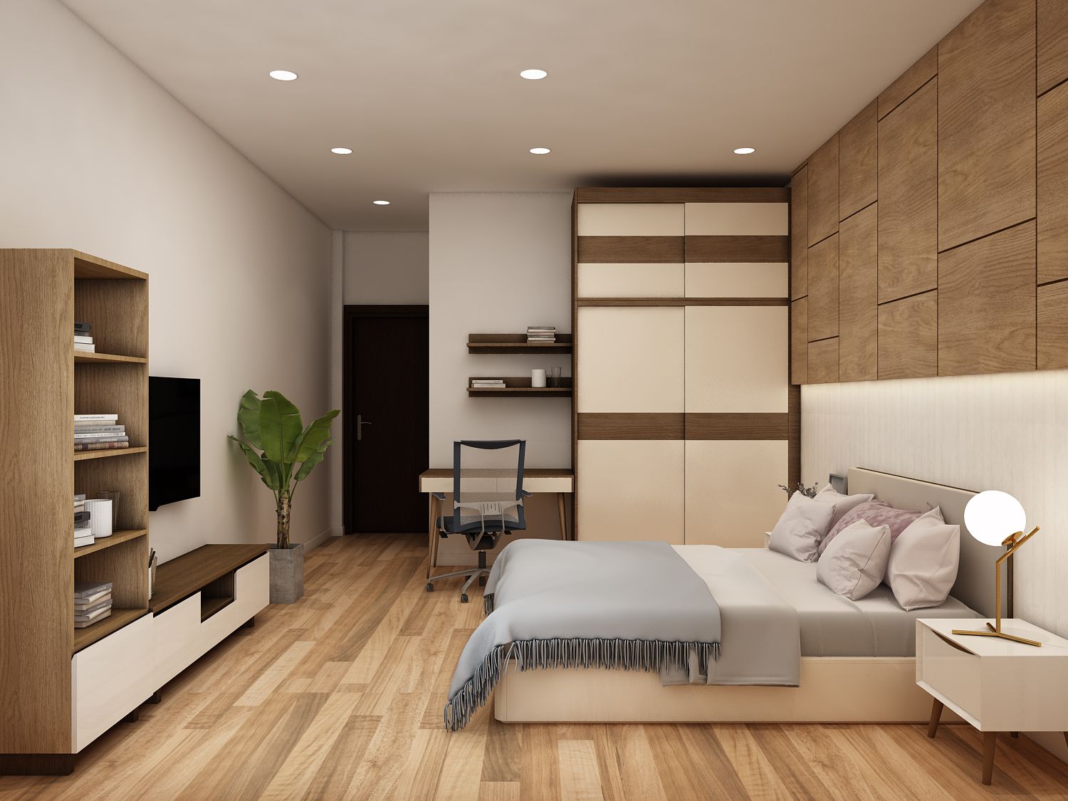Thiết kế thi công nội thất phòng ngủ