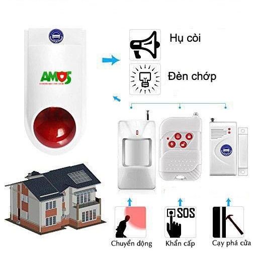 Bộ kit báo động không dây AMSIREN4