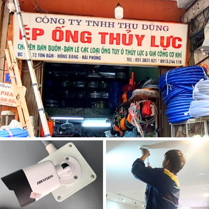 Lắp đặt camera cho cửa hàng