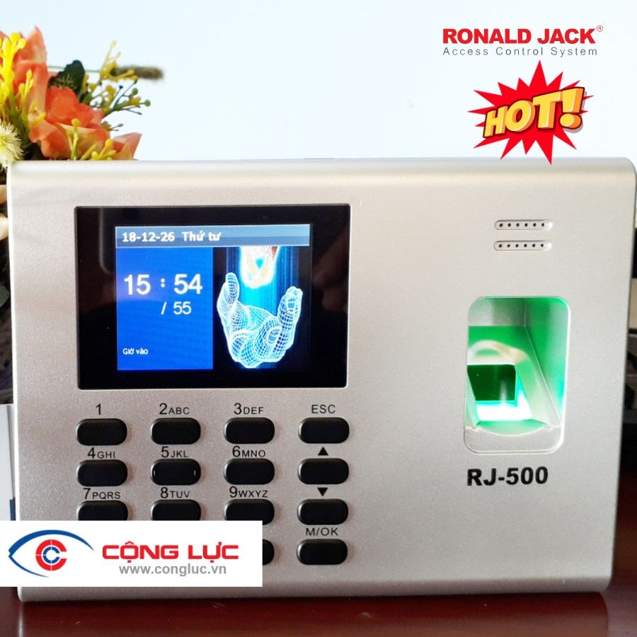 Lắp đặt máy chấm công