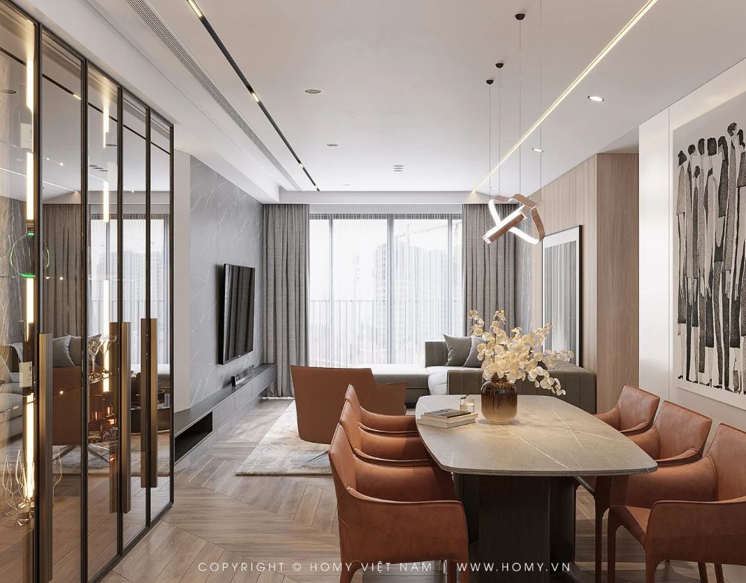 Thiết kế thi công nội thất chung cư