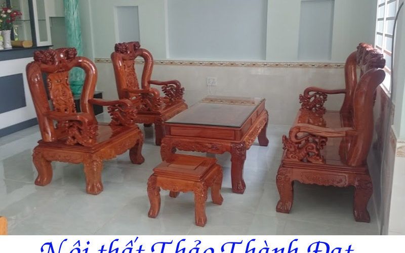 Bộ bàn ghế gỗ phòng khách