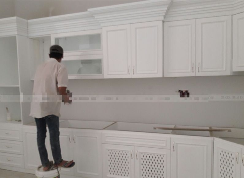 Thi công thiết kế tủ bếp