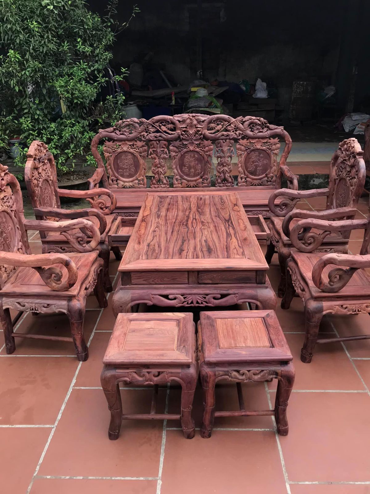 Bộ bàn ghế gỗ
