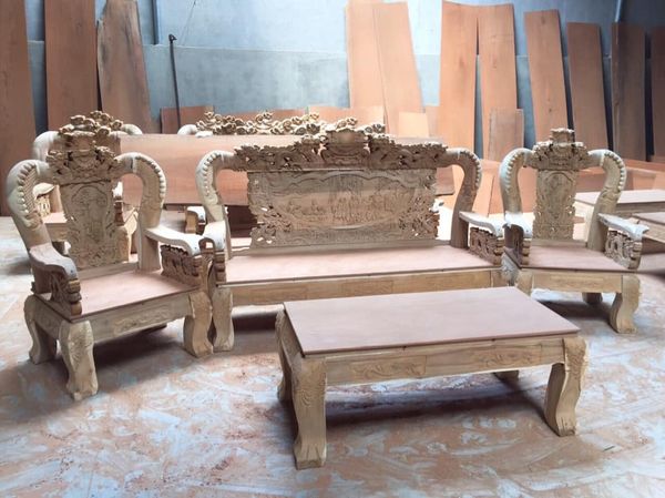 Bộ bàn ghế gỗ