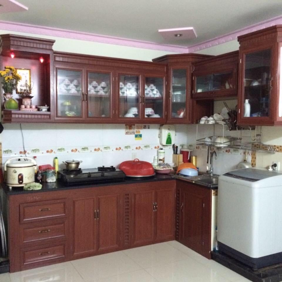 Tủ nhôm bếp