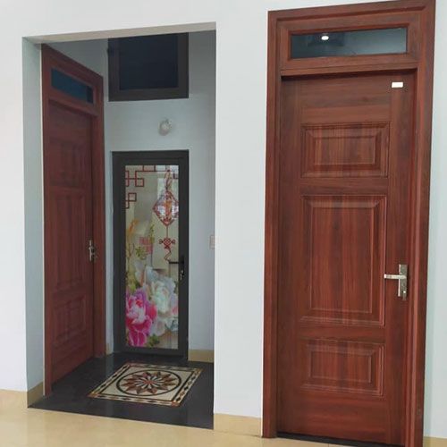 Cửa thép vân gỗ 1 cánh