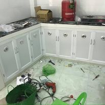 Tủ bếp nhôm 
