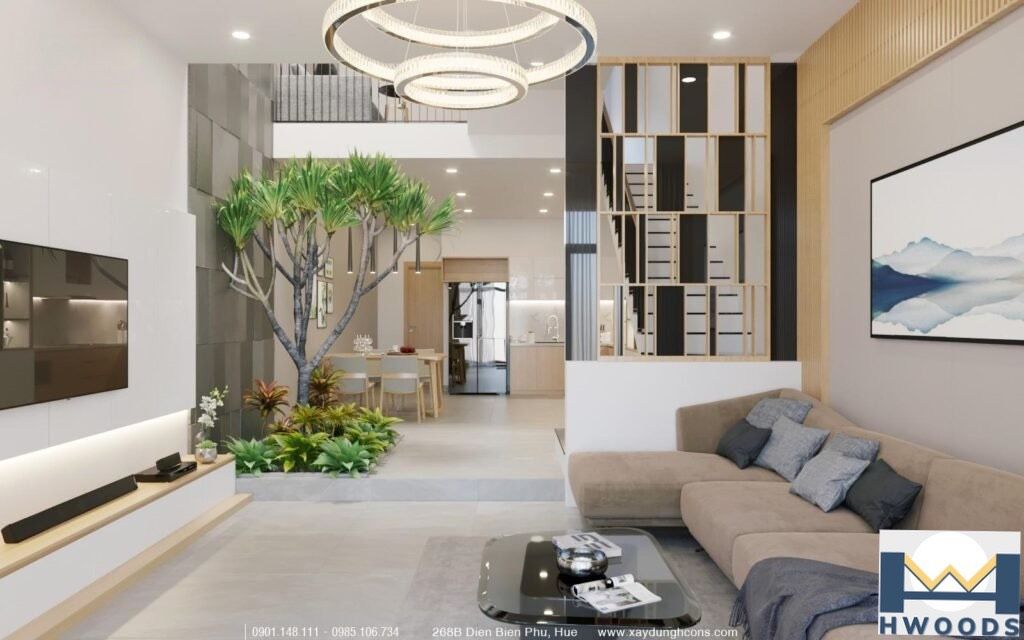 Thiết kế nội thất nhà phố