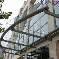 Mái che kính cường lực