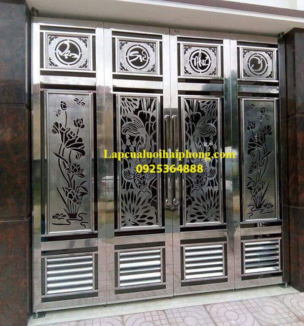  Cổng cửa inox 