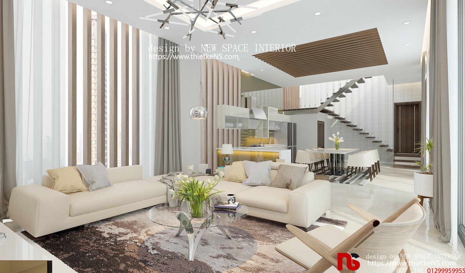 Thiết kế nội thất biệt thự