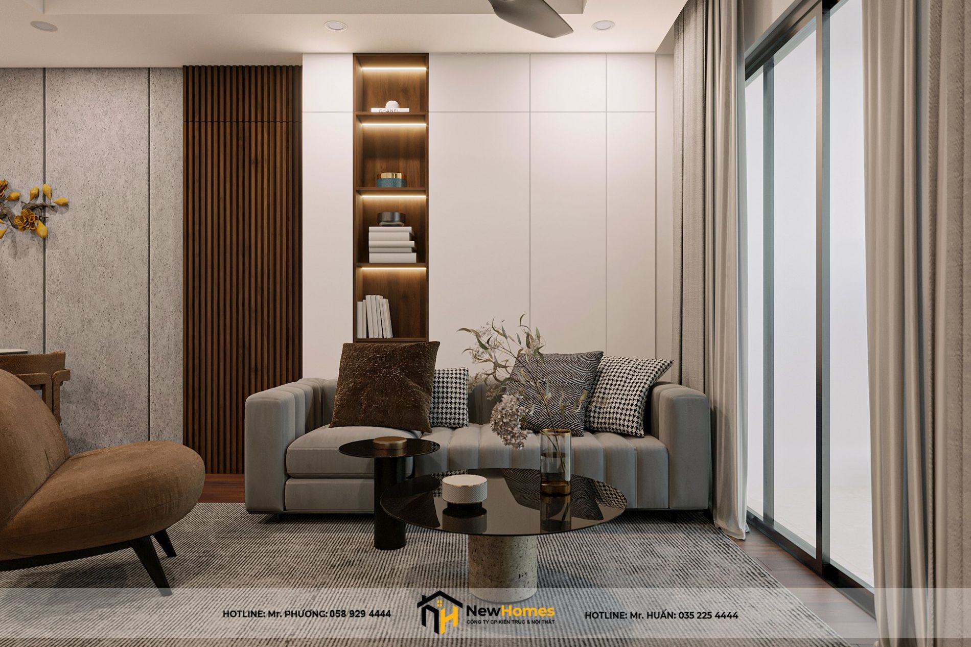 Thiết kế nội thất phòng khách
