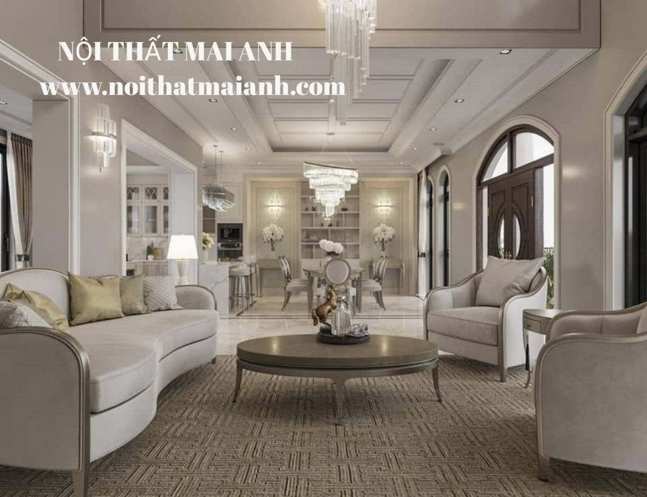Thiết kế nội thất biệt thự