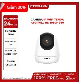 Camera quay quét cho gia đình với khả năng quan sát toàn cảnh 360 và độ phân giải FullHD 1080P  Hỗ t