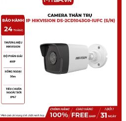 Camera Thân Trụ IP HIKVISION DS2CD1043G0IUF