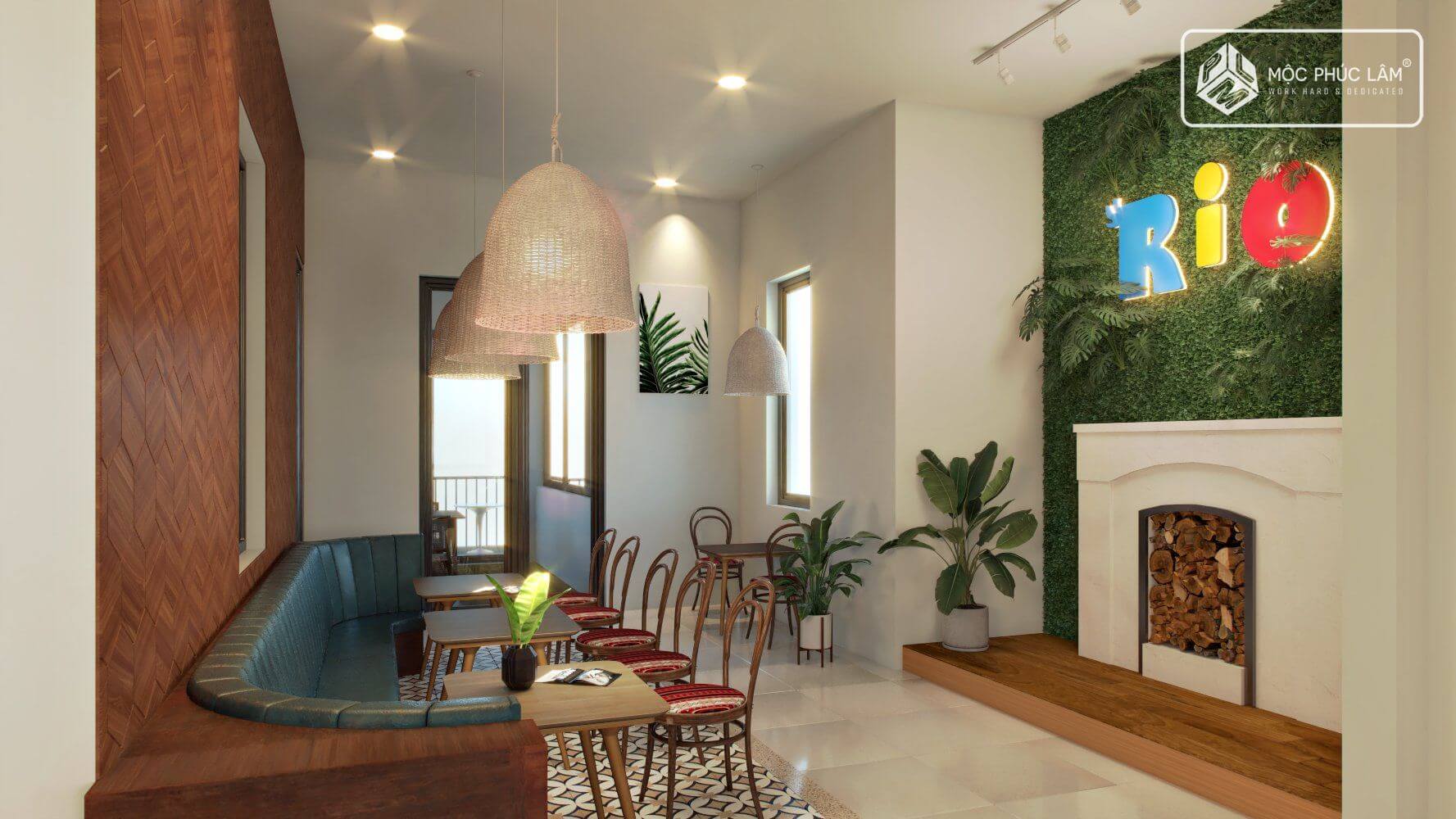 Thiết kế nội thất quán cafe