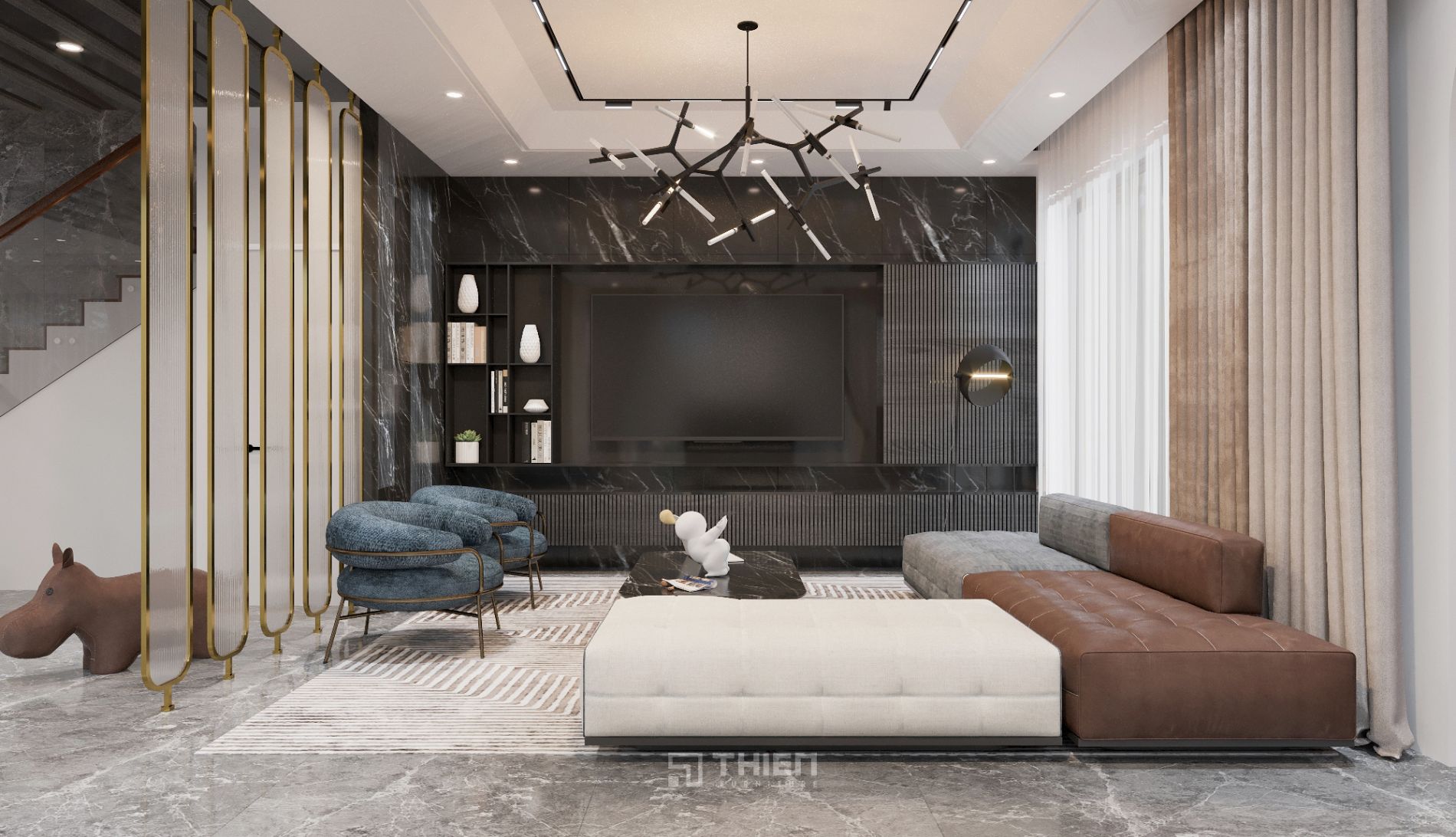 Thiết kế nội thất biệt thự