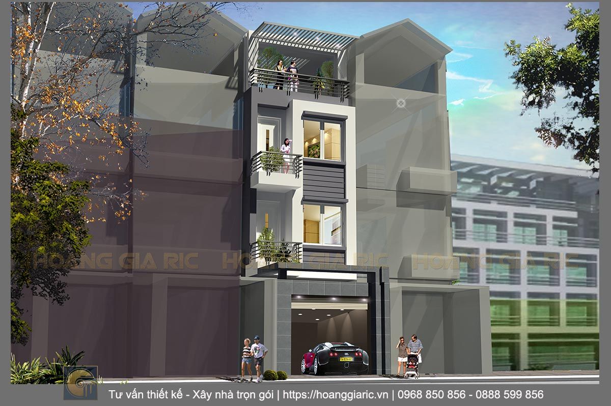 Thiết kế kiến trúc nhà phố