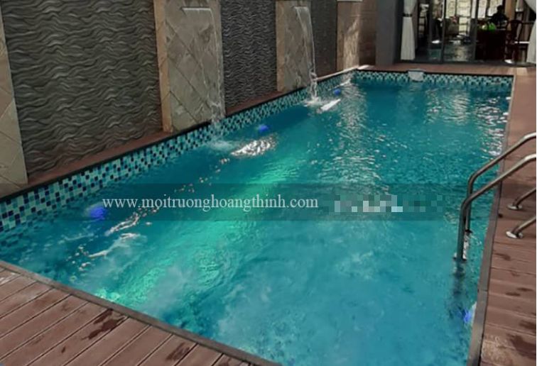 Dự án hồ bơi gia đình anh Phong  Khu Dân Cư 5A 