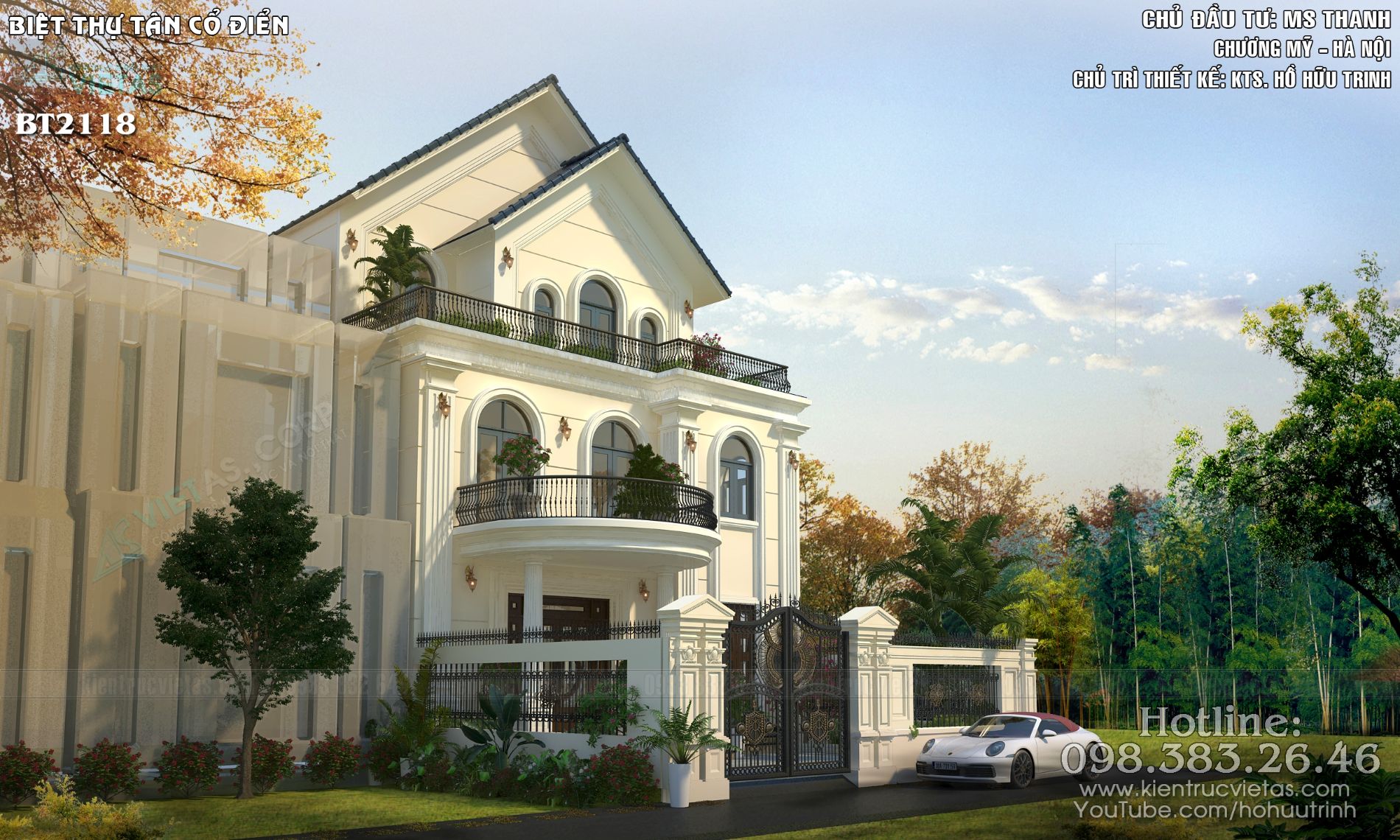 Biệt thự tân cổ điển 25 tầng Chương Mỹ