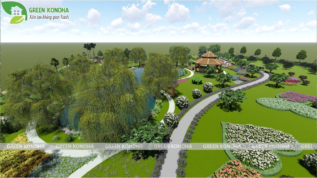Thiết kế cảnh quan sân vườn nhà 