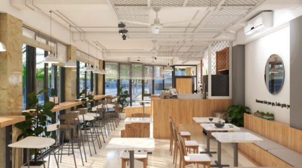 Thiết kế nội thất quán ăn 