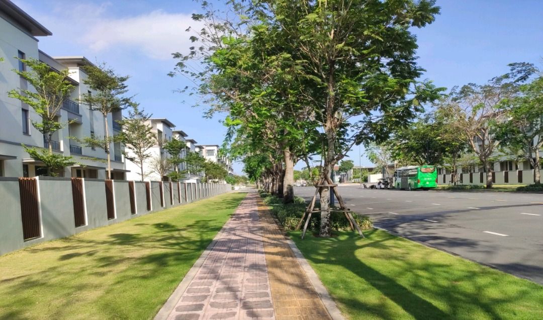 DỰ ÁN SWAN PARK THI CÔNG CẢNH QUAN ĐƯỜNG NỘI BỘ HR2