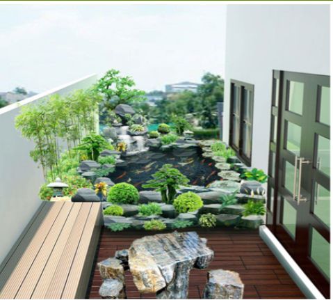 Thiết kế tiểu cảnh sân vườn